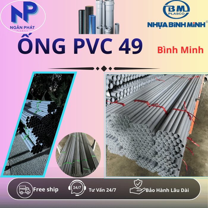 Ống Nhựa D49 Bình Minh Ống Nhựa D49 Bình Minh
