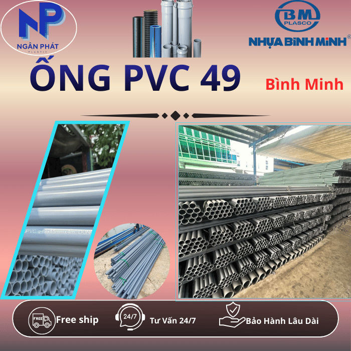 Ống Nhựa D49 Bình Minh Ống Nhựa D49 Bình Minh