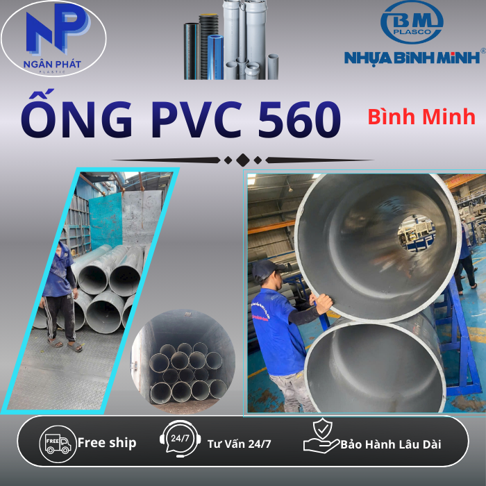 Ống Nhựa D560 Bình Minh Ống Nhựa D560 Bình Minh