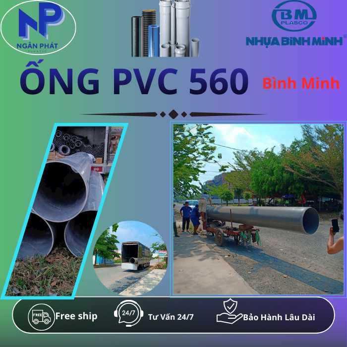 Ống Nhựa D560 Bình Minh Ống Nhựa D560 Bình Minh