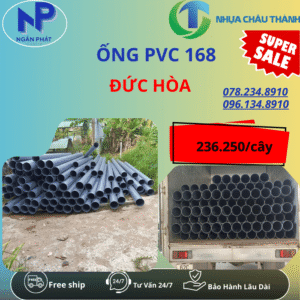 Ống Nhựa PVC 168 Đức Hòa Giá Rẻ
