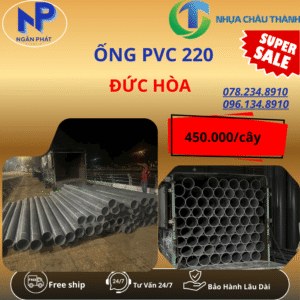 Ống Nhựa PVC 220 Đức Hòa Giá Rẻ