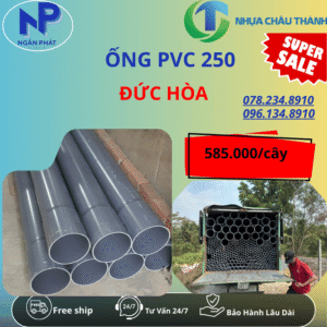 Ống Nhựa PVC 250 Đức Hòa Giá Rẻ