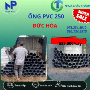 Ống Nhựa PVC 250 Đức Hòa Giá Rẻ