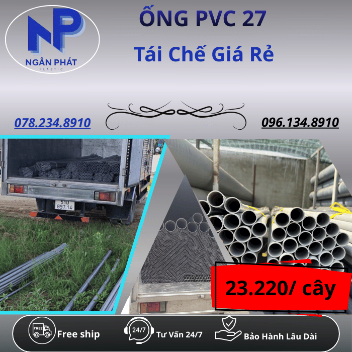Ống Nhựa PVC 27 Giá Rẻ Ống Nhựa PVC 27 Giá Rẻ
