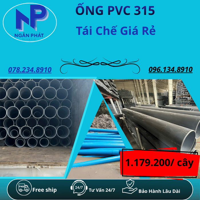 Ống Nhựa PVC 315 Giá Rẻ Ống Nhựa PVC 315 Giá Rẻ
