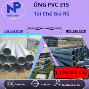 Ống Nhựa PVC 315 Giá Rẻ