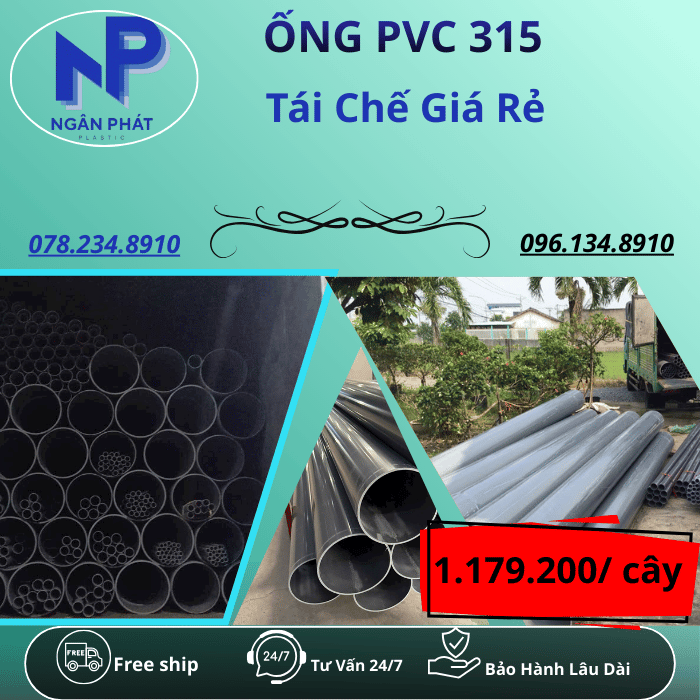 Ống Nhựa PVC 315 Giá Rẻ Ống Nhựa PVC 315 Giá Rẻ