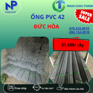 Ống Nhựa PVC 42 Đức Hòa