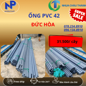 Ống Nhựa PVC 42 Đức Hòa