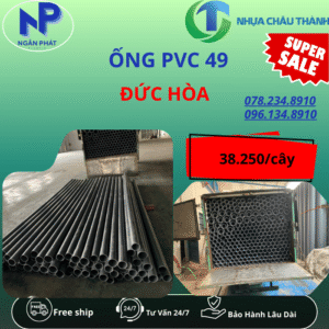 Ống Nhựa PVC 49 Đức Hòa