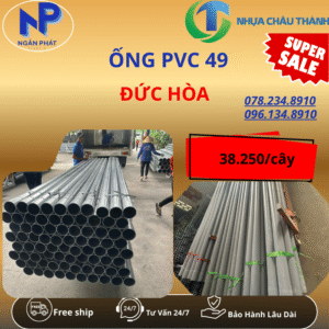 Ống Nhựa PVC 49 Đức Hòa