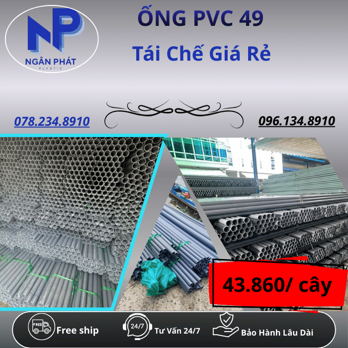 Ống Nhựa PVC 49 Giá Rẻ Ống Nhựa PVC 49 Giá Rẻ