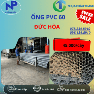 Ống Nhựa PVC 60 Đức Hòa