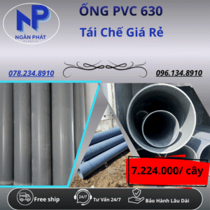 Ống Nhựa PVC 630 Giá Rẻ