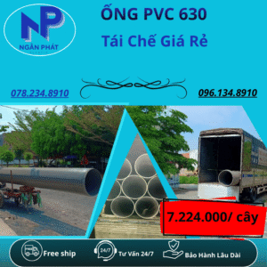 Ống Nhựa PVC 630 Giá Rẻ