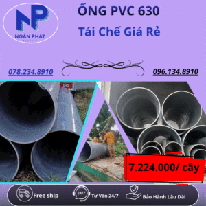 Ống Nhựa PVC 630 Giá Rẻ