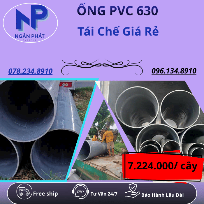 Ống Nhựa PVC 630 Giá Rẻ Ống Nhựa PVC 630 Giá Rẻ