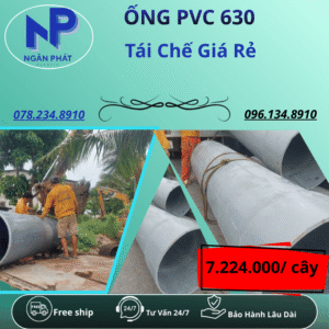 Ống Nhựa PVC 630 Giá Rẻ