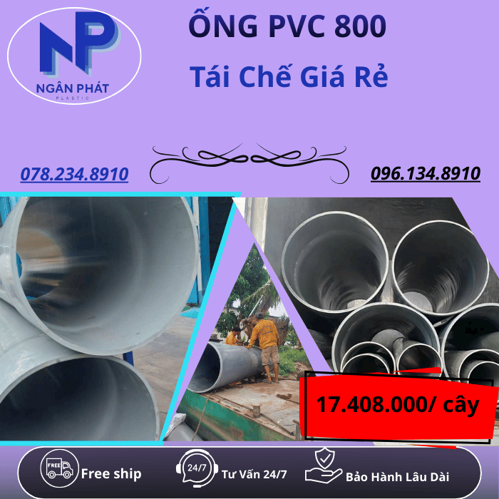 Ống Nhựa PVC 800 Giá Rẻ Ống Nhựa PVC 800 Giá Rẻ