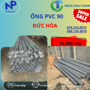 Ống Nhựa PVC 90 Đức Hòa