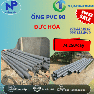 Ống Nhựa PVC 90 Đức Hòa