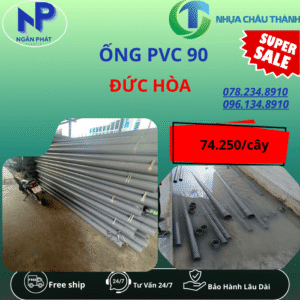 Ống Nhựa PVC 90 Đức Hòa