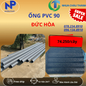 Ống Nhựa PVC 90 Đức Hòa