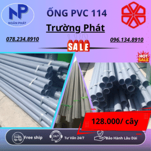 Ống PVC 114 Trường Phát