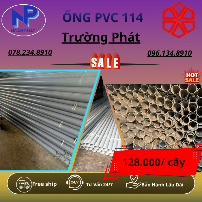 Ống PVC 114 Trường Phát Ống PVC 114 Trường Phát