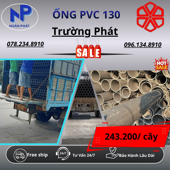 Ống PVC 130 Trường Phát Ống PVC 130 Trường Phát