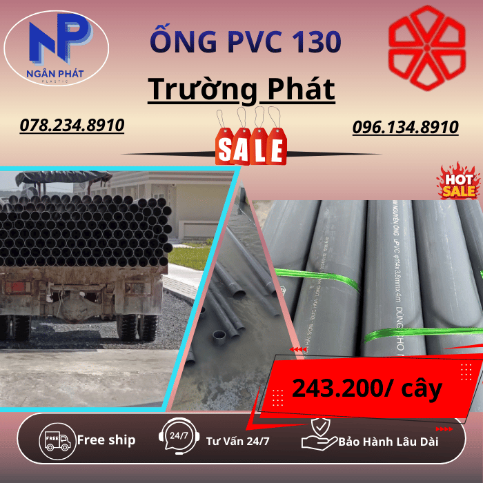 Ống PVC 130 Trường Phát Ống PVC 130 Trường Phát
