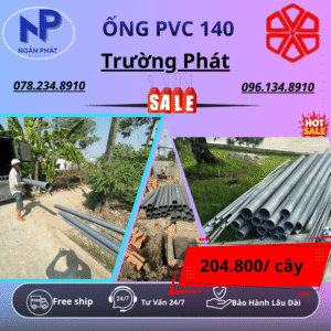 Ống PVC 140 Trường Phát