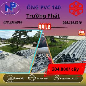 Ống PVC 140 Trường Phát