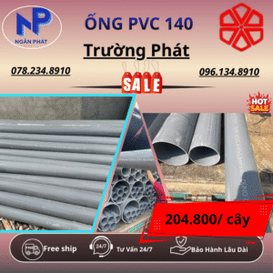 Ống PVC 140 Trường Phát