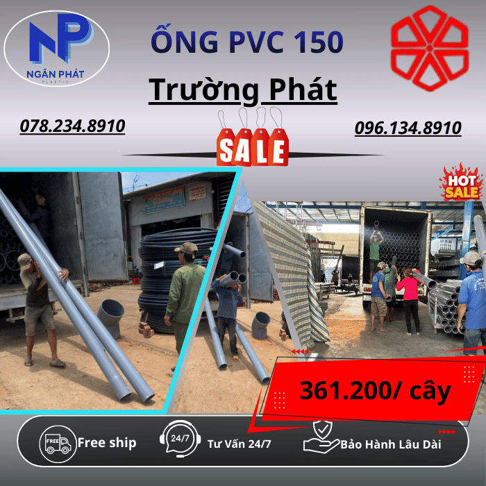 Ống PVC 150 Trường Phát Ống PVC 150 Trường Phát