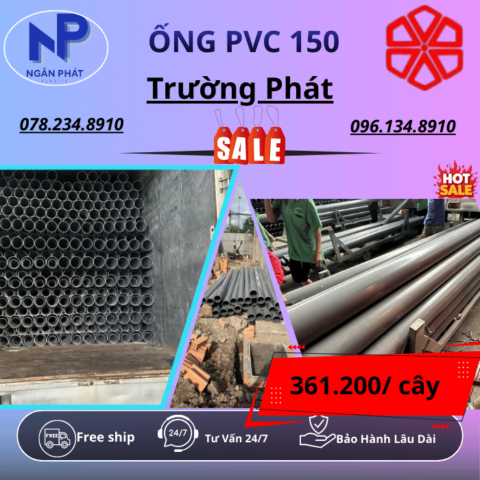 Ống PVC 150 Trường Phát Ống PVC 150 Trường Phát