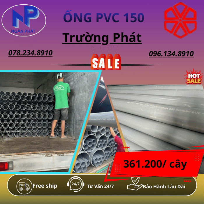 Ống PVC 150 Trường Phát Ống PVC 150 Trường Phát