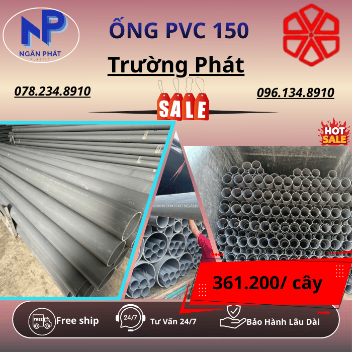 Ống PVC 150 Trường Phát Ống PVC 150 Trường Phát