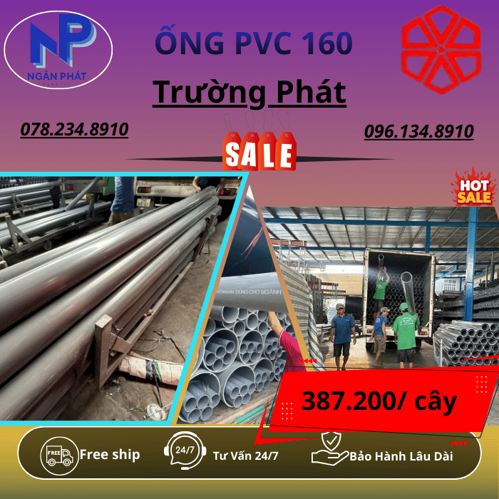 Ống PVC 160 Trường Phát Ống PVC 160 Trường Phát