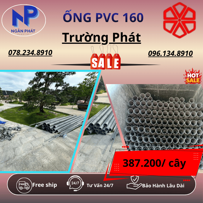 Ống PVC 160 Trường Phát Ống PVC 160 Trường Phát