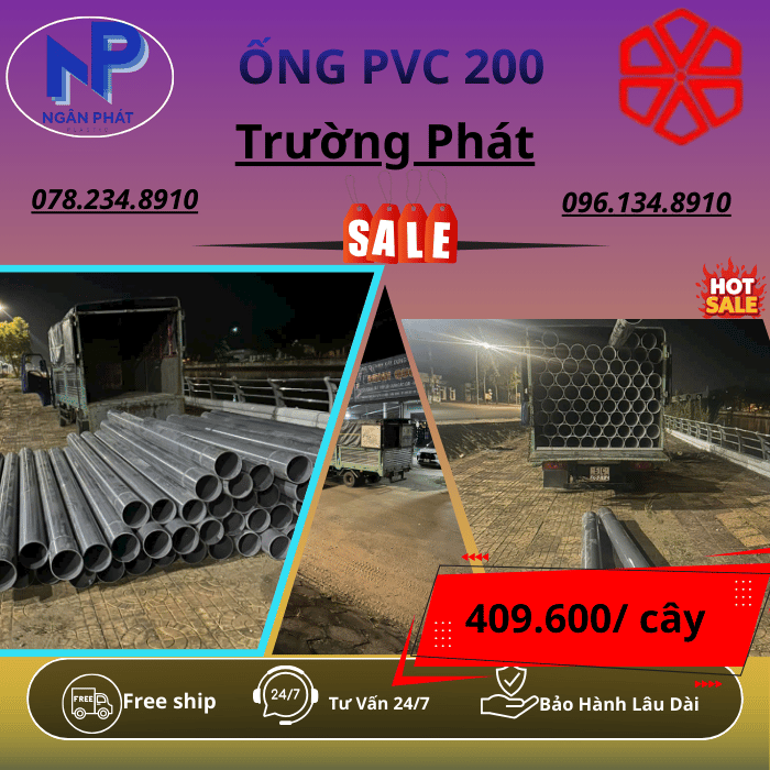 Ống PVC 200 Trường Phát Ống PVC 200 Trường Phát
