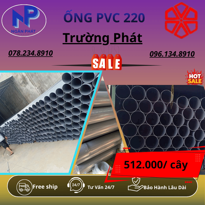 Ống PVC 220 Trường Phát Ống PVC 220 Trường Phát