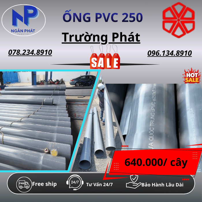 Ống PVC 250 Trường Phát Ống PVC 250 Trường Phát