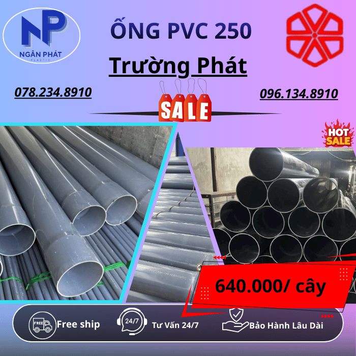 Ống PVC 250 Trường Phát Ống PVC 250 Trường Phát