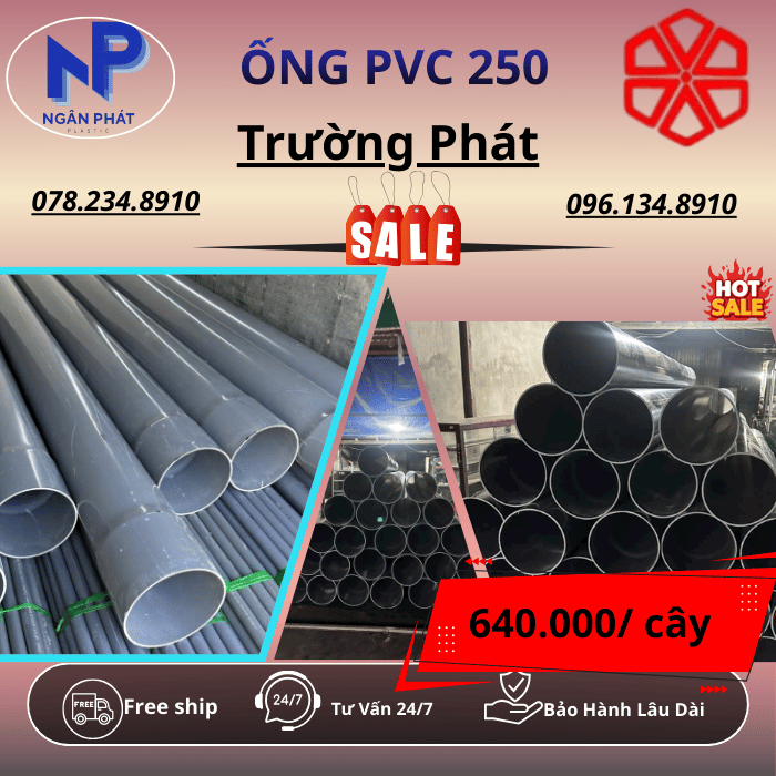 Ống PVC 250 Trường Phát Ống PVC 250 Trường Phát