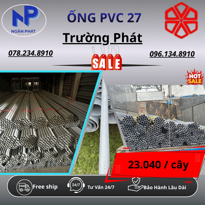 Ống PVC 27 Trường Phát Ống PVC 27 Trường Phát