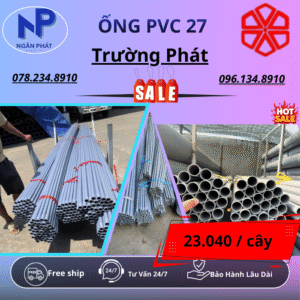 Ống PVC 27 Trường Phát