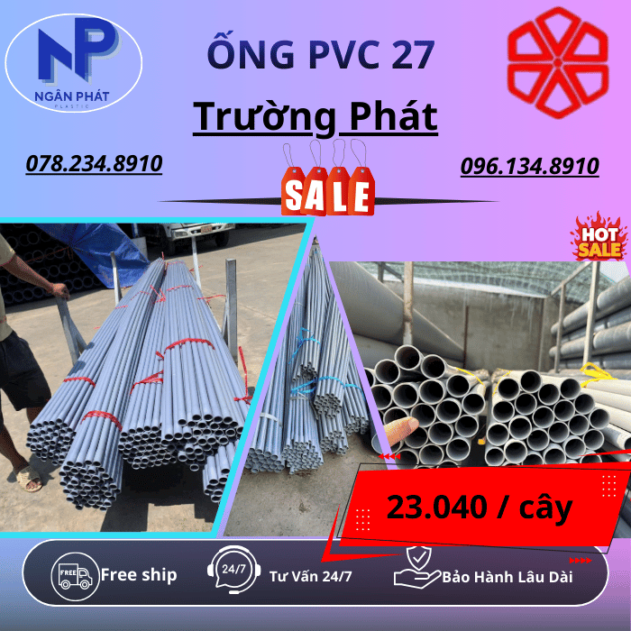 Ống PVC 27 Trường Phát Ống PVC 27 Trường Phát