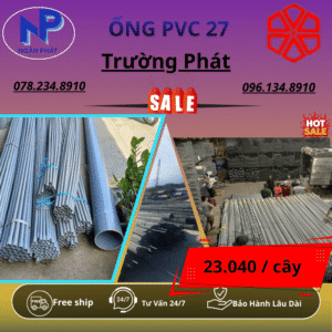 Ống PVC 27 Trường Phát